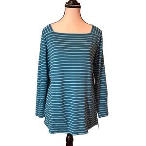 LL Bean Cotton Long-Sleeved Tee M
